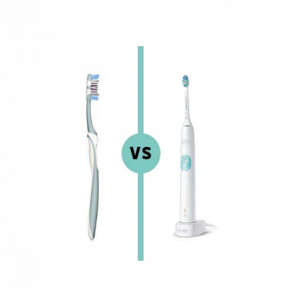 electric vs manual toothbrush